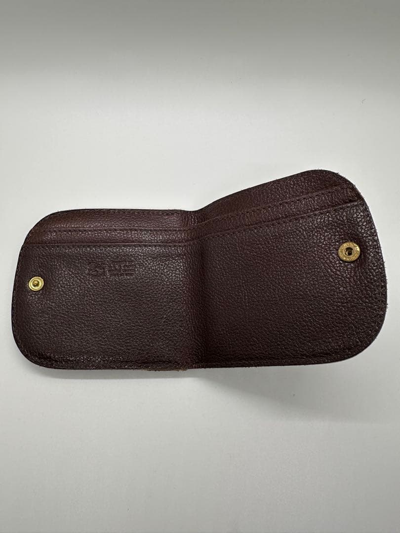 IL BISONTE 二つ折り財布 ダークブラウン