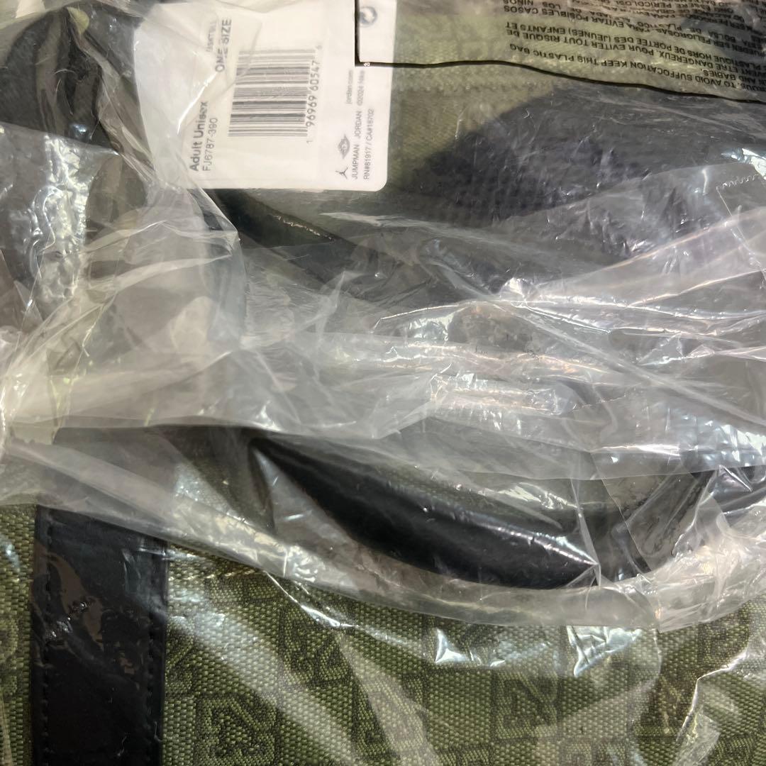 新品◆ JORDAN ジョーダン　モノグラム　ボストンバッグ　カーキ