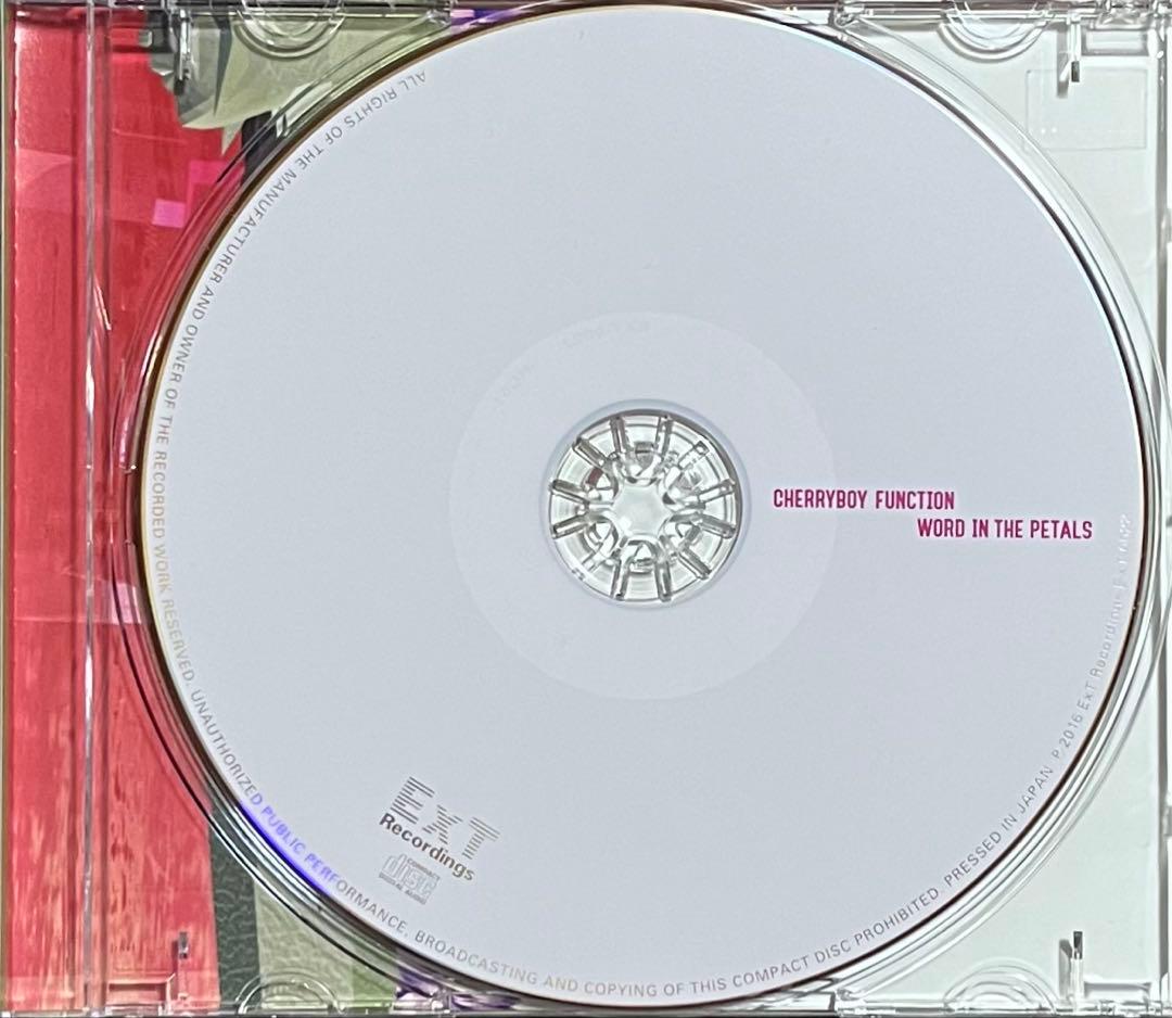 邦楽 WORD IN THE PETALS CHERRYBOY FUNCTION CD