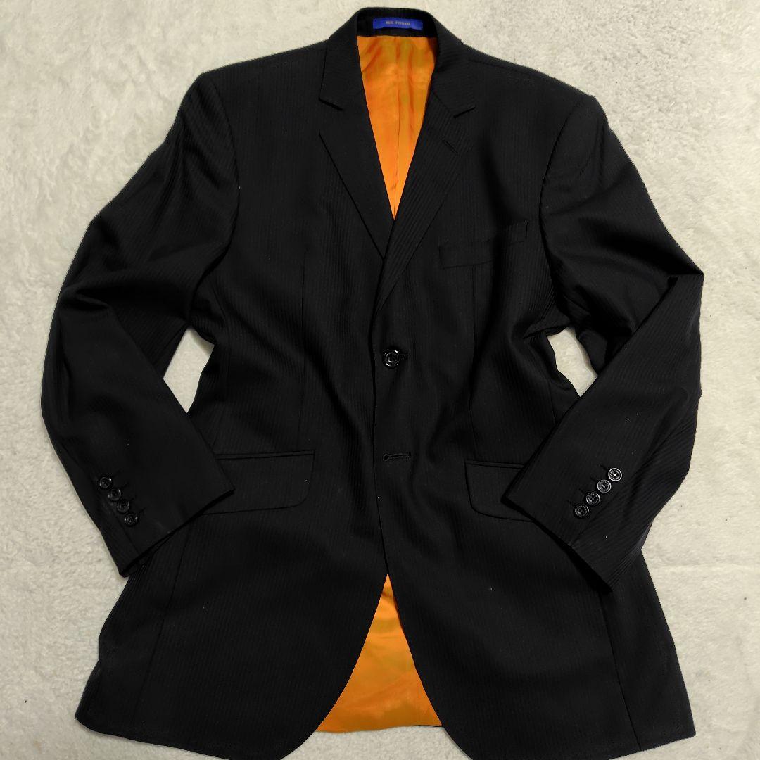 【美品】OZWALD BOATENG テーラードジャケット ネイビー L 英国製