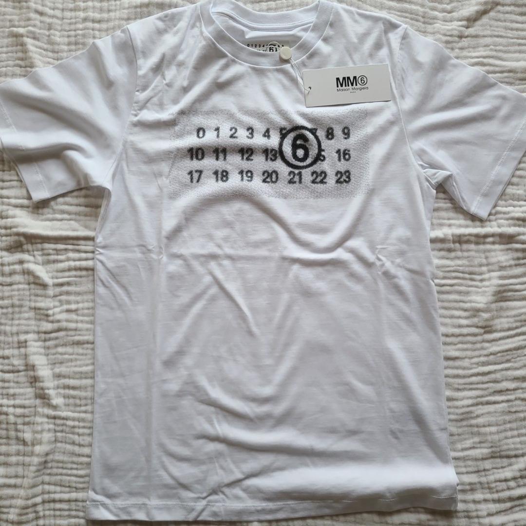 人気★MM6 MAISON MARGIELA　ホワイト Tシャツ　16Y Ｌ相当