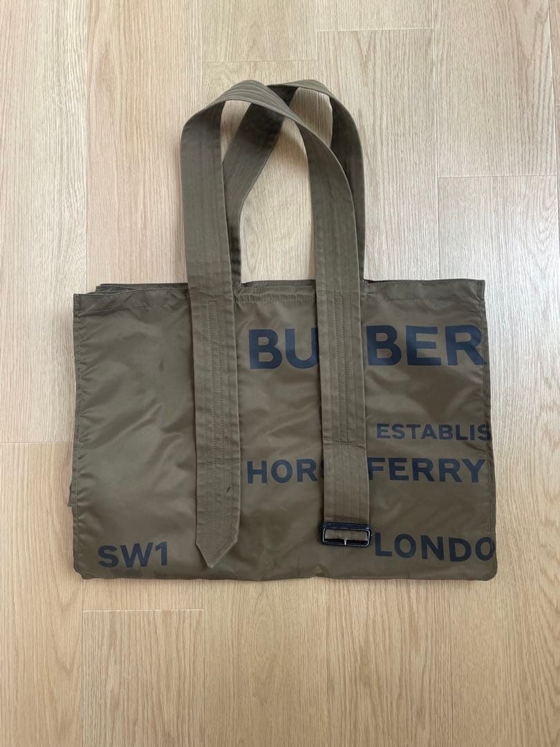 BURBERRY ボストンバッグ オリーブ
