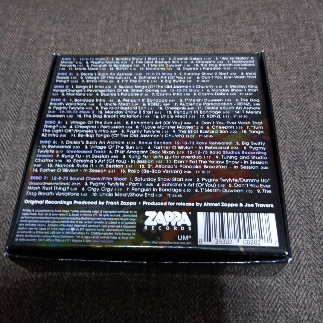 ZAPPA / THE ROXY PERFORMANCES CD7枚組セット