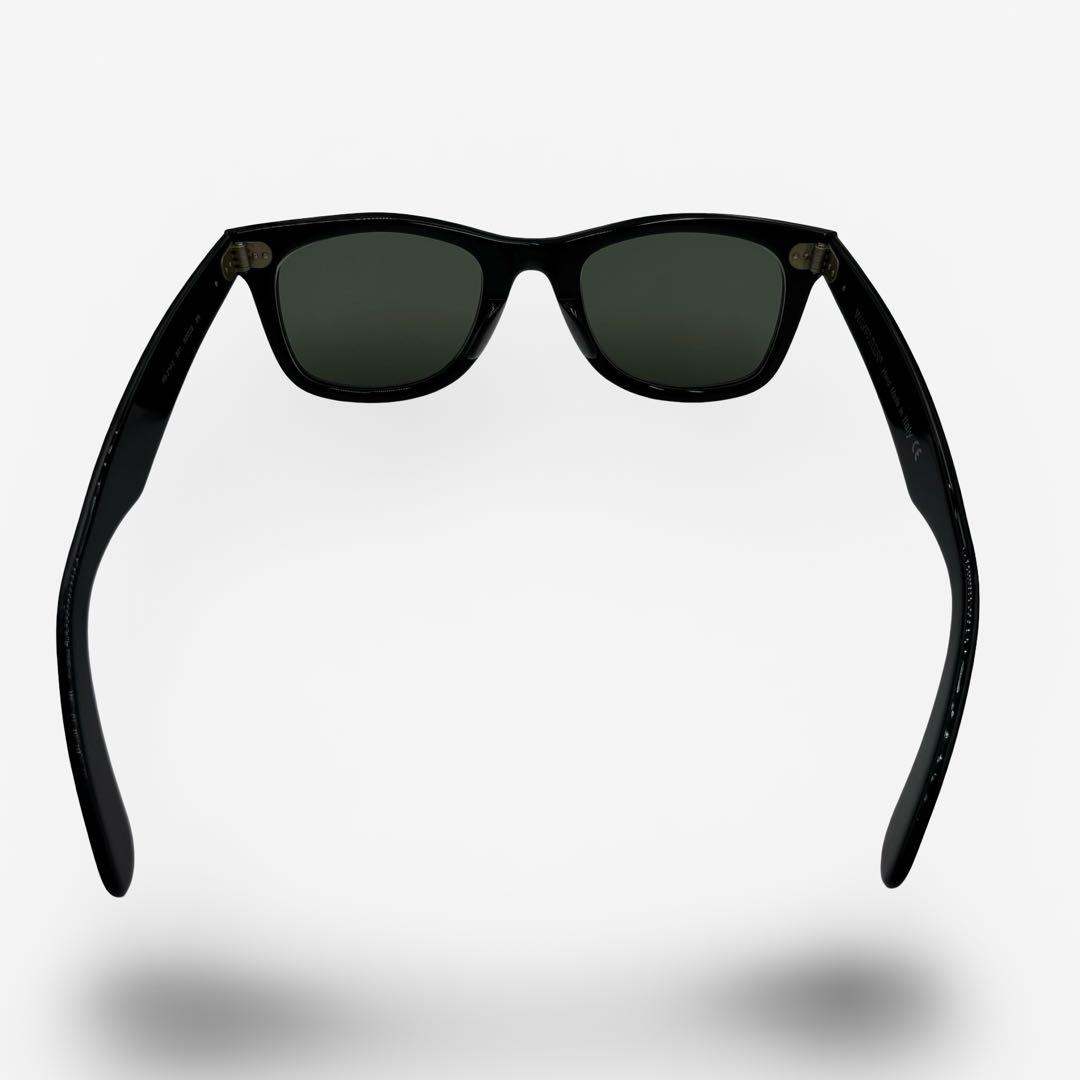 【美品】Ray-Ban Wayfarer レイバン　サングラス　眼鏡　度入り　黒