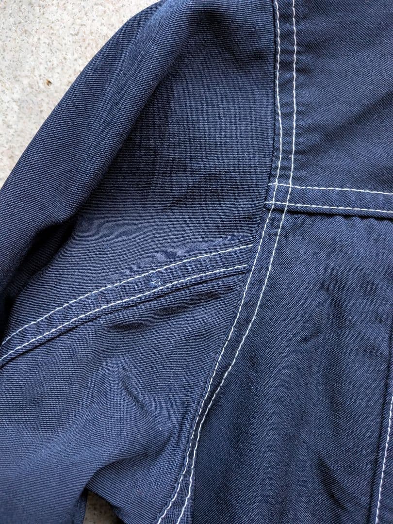 tricot COMME des GARÇONS ネイビージャケット S