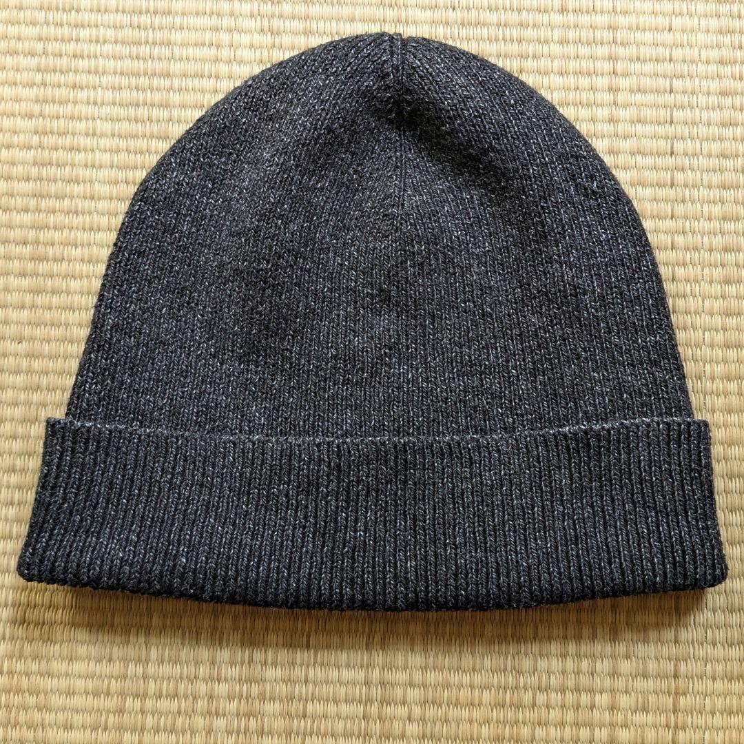 RRL コットンニット帽 ウォッチキャップ　ブラック