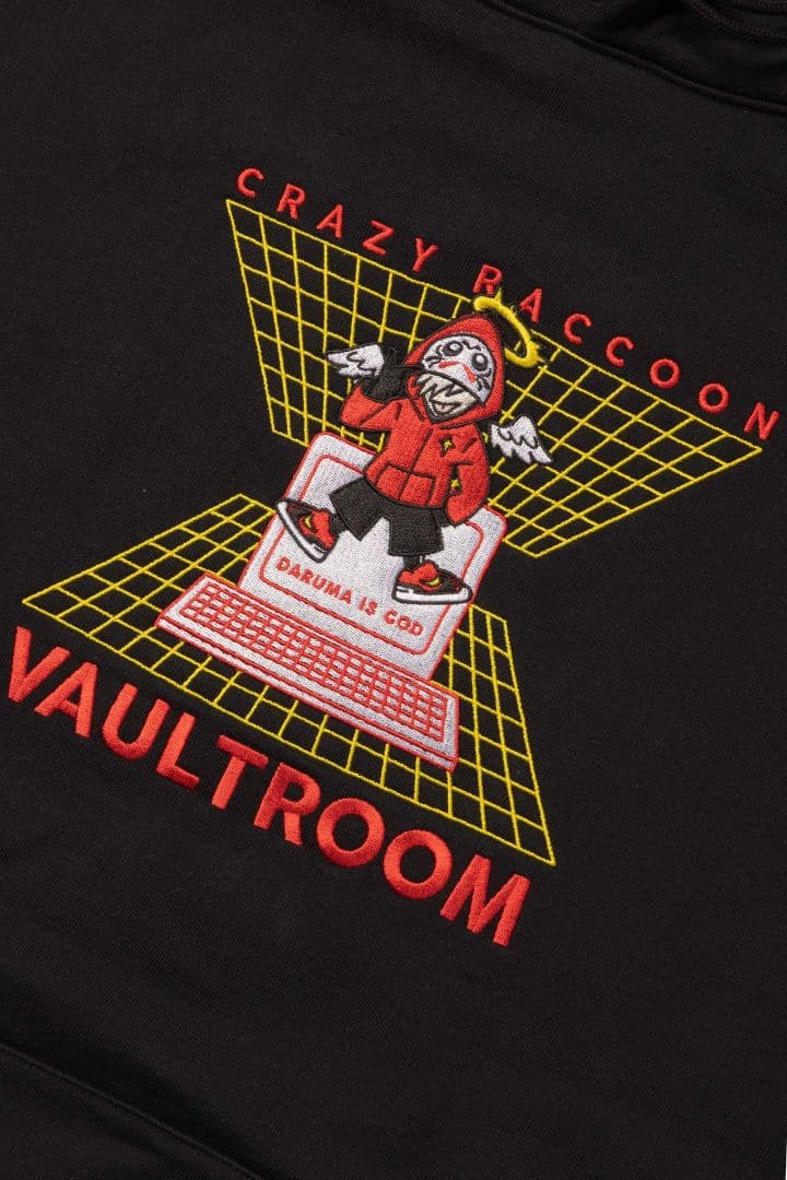その他 vaultroom DARUMA IS GOD Hoodie BLK L