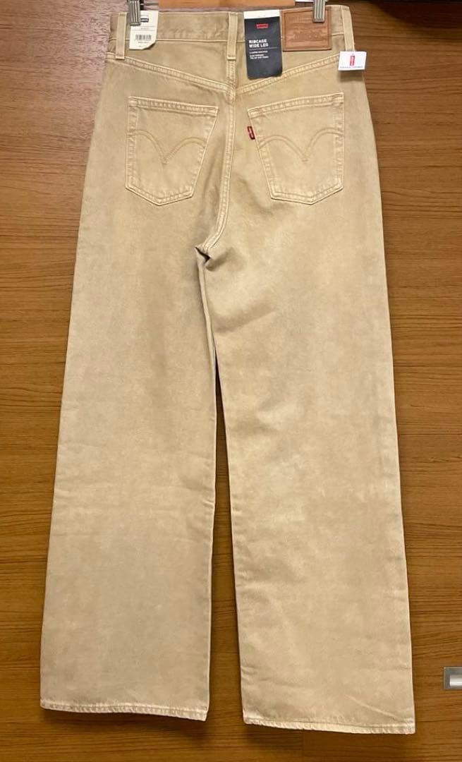 【レディース】リーバイス RIBCAGE WIDE LEG ジーンズ　W25