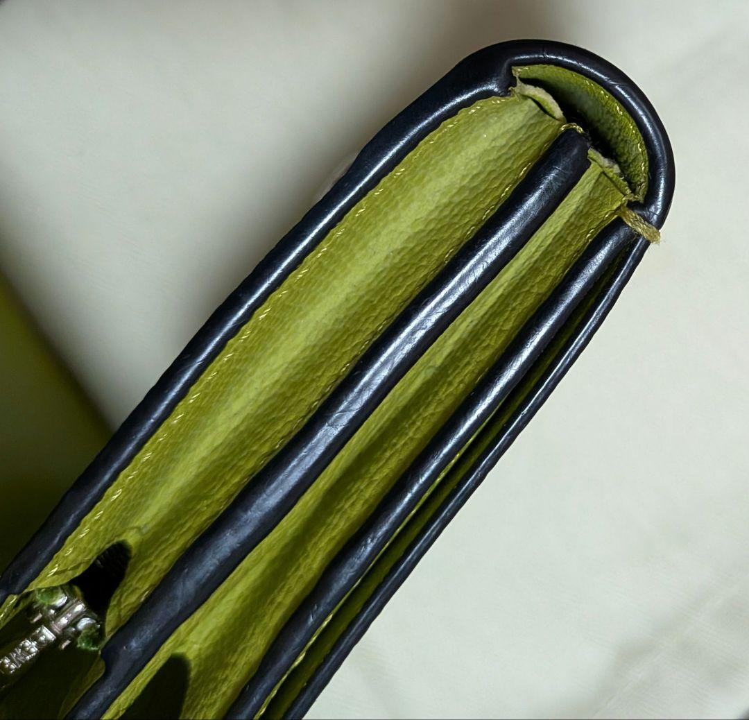 せっつん様。専用☆LOEWEアナグラム 二つ折り財布 ライム