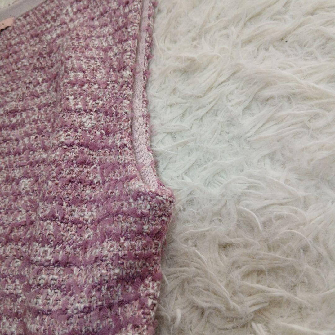 【TOCCA】【洗える！】FONDU TWEED ドレス ピンク
