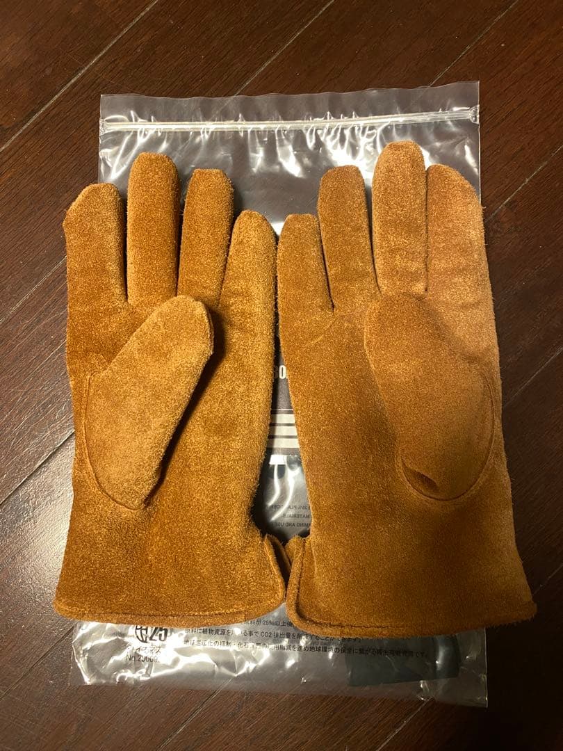 最終値下げ　ネイバーフッド　AW25レザーボアグローブ　ブラウンM