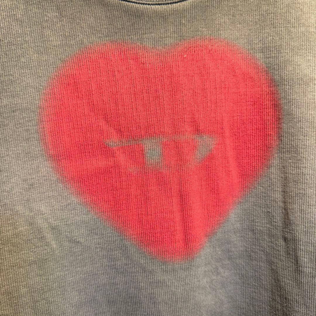 正規品 DIESEL ディーゼル T-ELE ハートプリントTシャツ サイズL