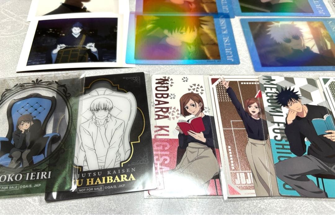 呪術廻戦 五条悟 ウエハース ぱしゃこれ PLAZA限定特典 クリアカードセット