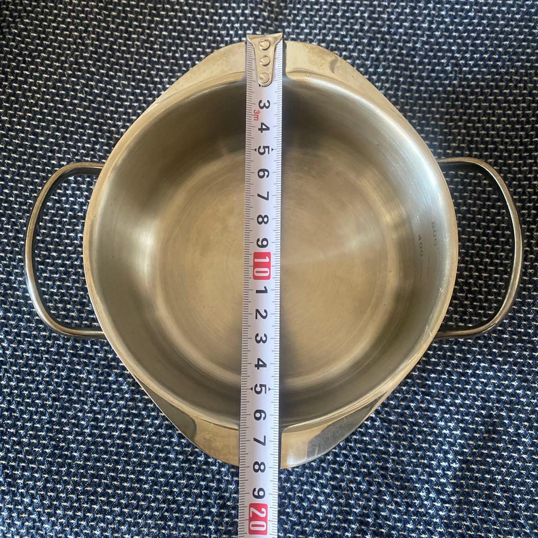 DANSK 両手鍋・キャセロール ステンレス両手鍋 20 cm (持ち手込)