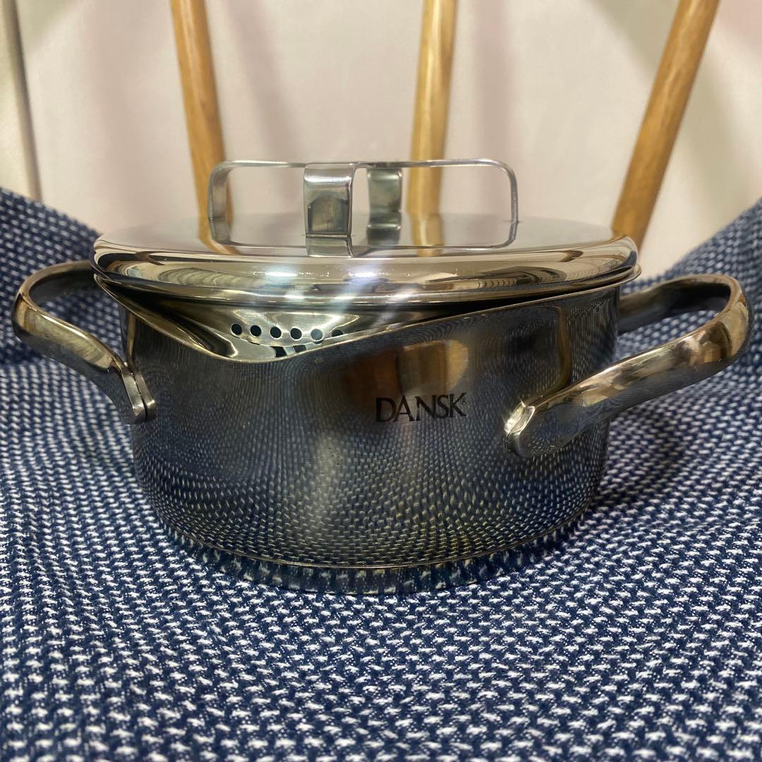 DANSK 両手鍋・キャセロール ステンレス両手鍋 20 cm (持ち手込)