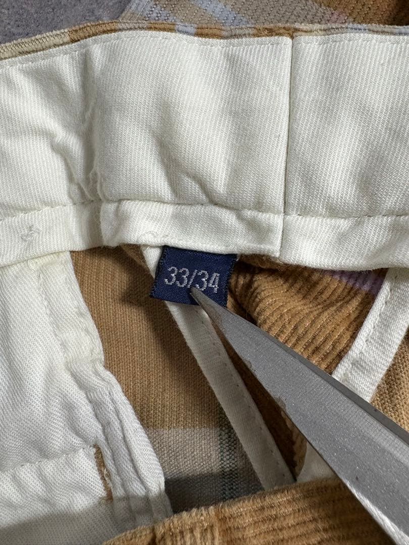 パンツ POLO GOLF border corduroy pants camel