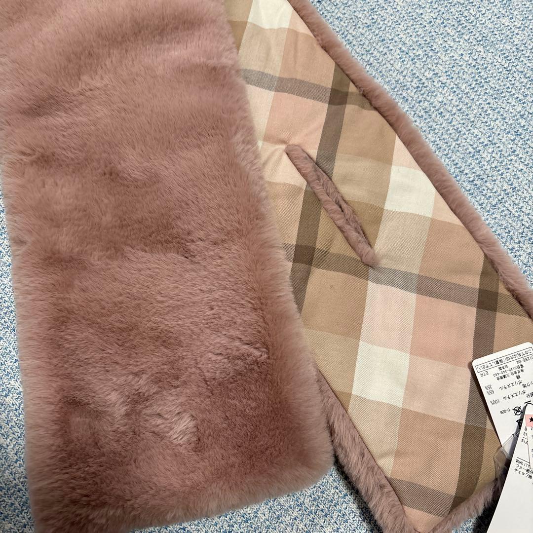 新品BLUE LABEL CRESTBRIDGE ファーマフラー