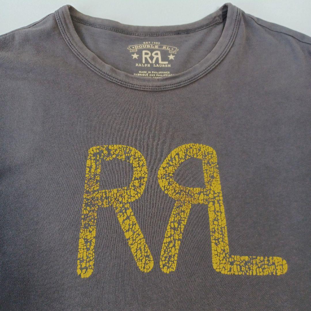 DOUBLE RL　ダブルアールエル　ロゴTシャツ　フェード　ロゴプリント