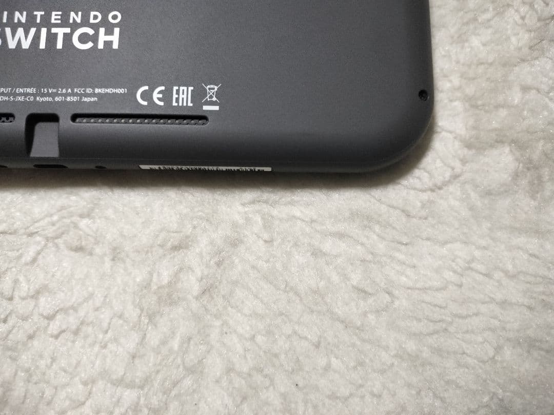 動作品Nintendo Switch Lite グレー 本体極良品