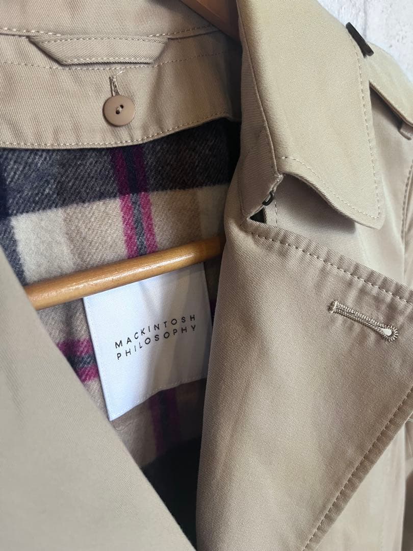 【週末値下げ】MACKINTOSH ベージュ トレンチコート ライナー S