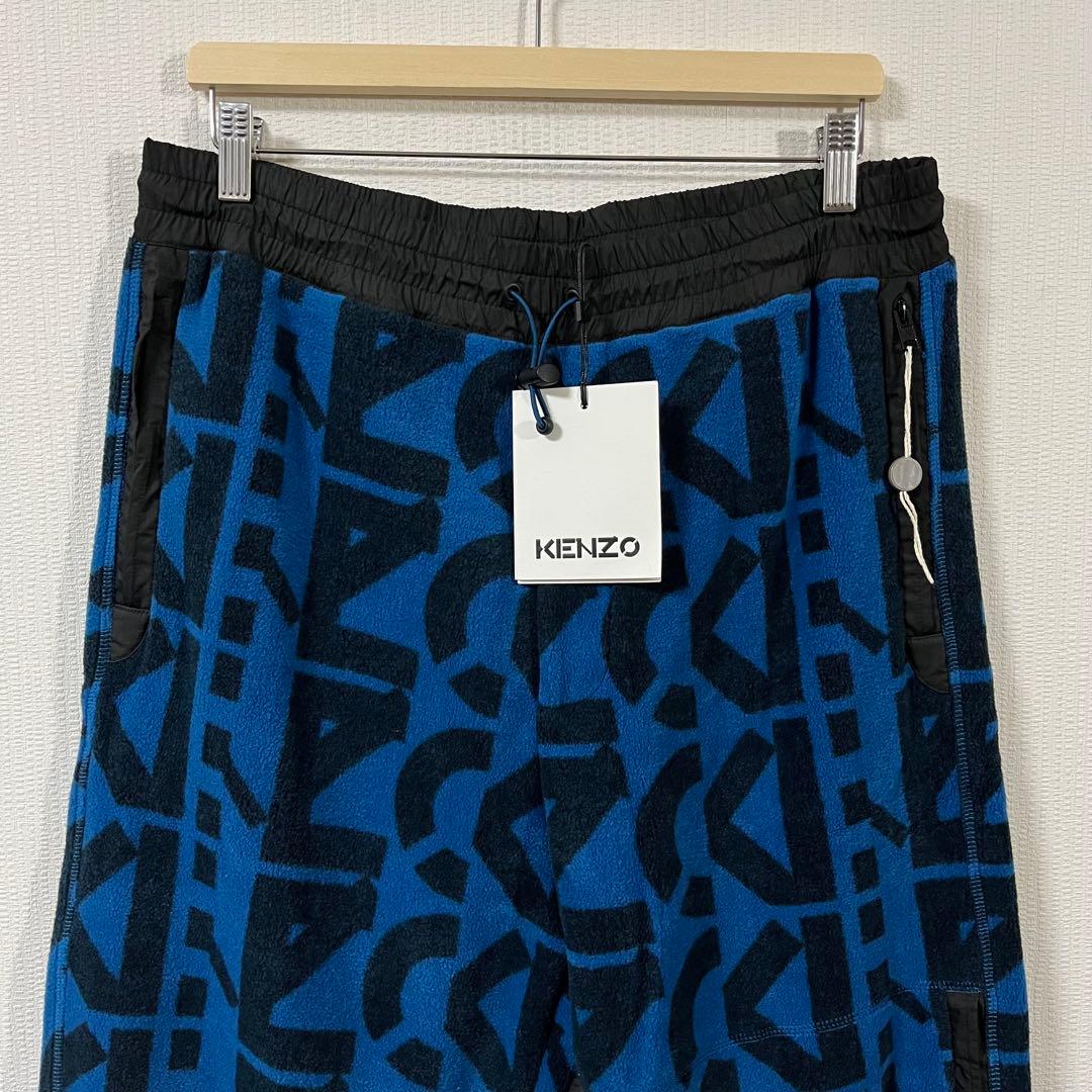 ケンゾー　KENZO　モノグラムプリントフリーストラックパンツ　Lサイズ　新品