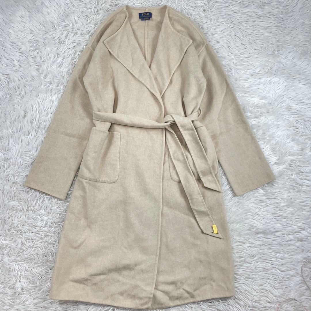 POLO RALPH LAUREN ウールロングラップコート　XSサイズ