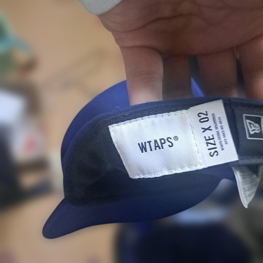 WTAPS 青 ベースボールキャップ 7 3/8
