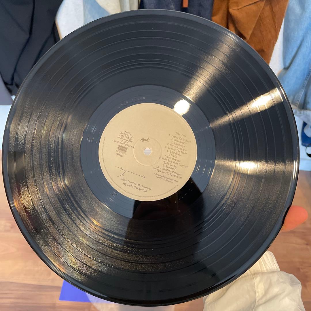 国内初版！帯付き！坂本龍一 戦場のメリー・クリスマス LP レコード