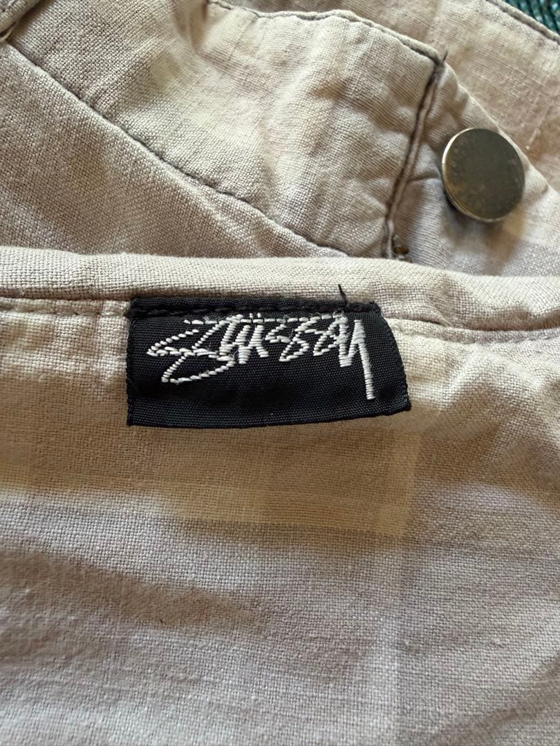 Stussy ストライプ パンツ 80s