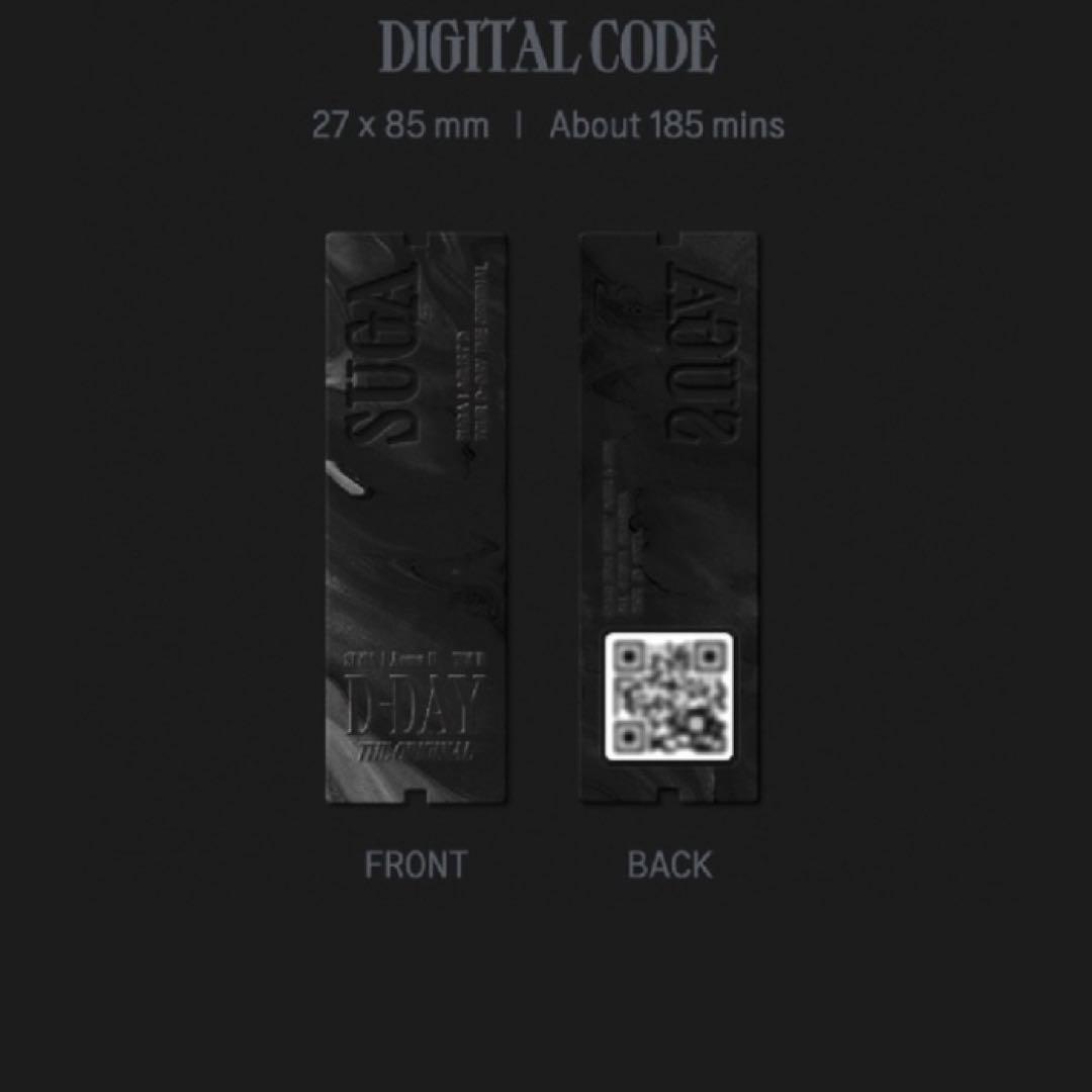 BTS SUGA AgustD TOUR 'D-DAY' 新品未開封