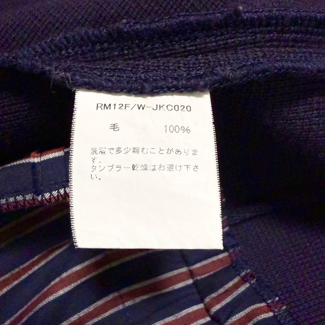 the rugged clothing ウールジャケット 金ボタン 紺 ワッペン