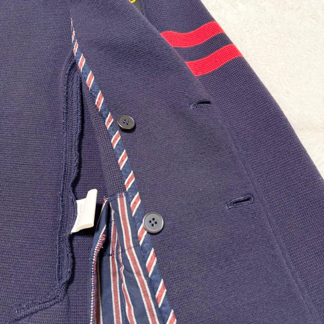 the rugged clothing ウールジャケット 金ボタン 紺 ワッペン