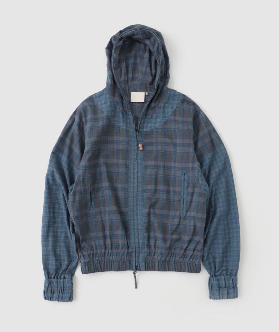 JIAN YE（ジェンイェ）の鬼 HOODIE（BLUE × BLUE）