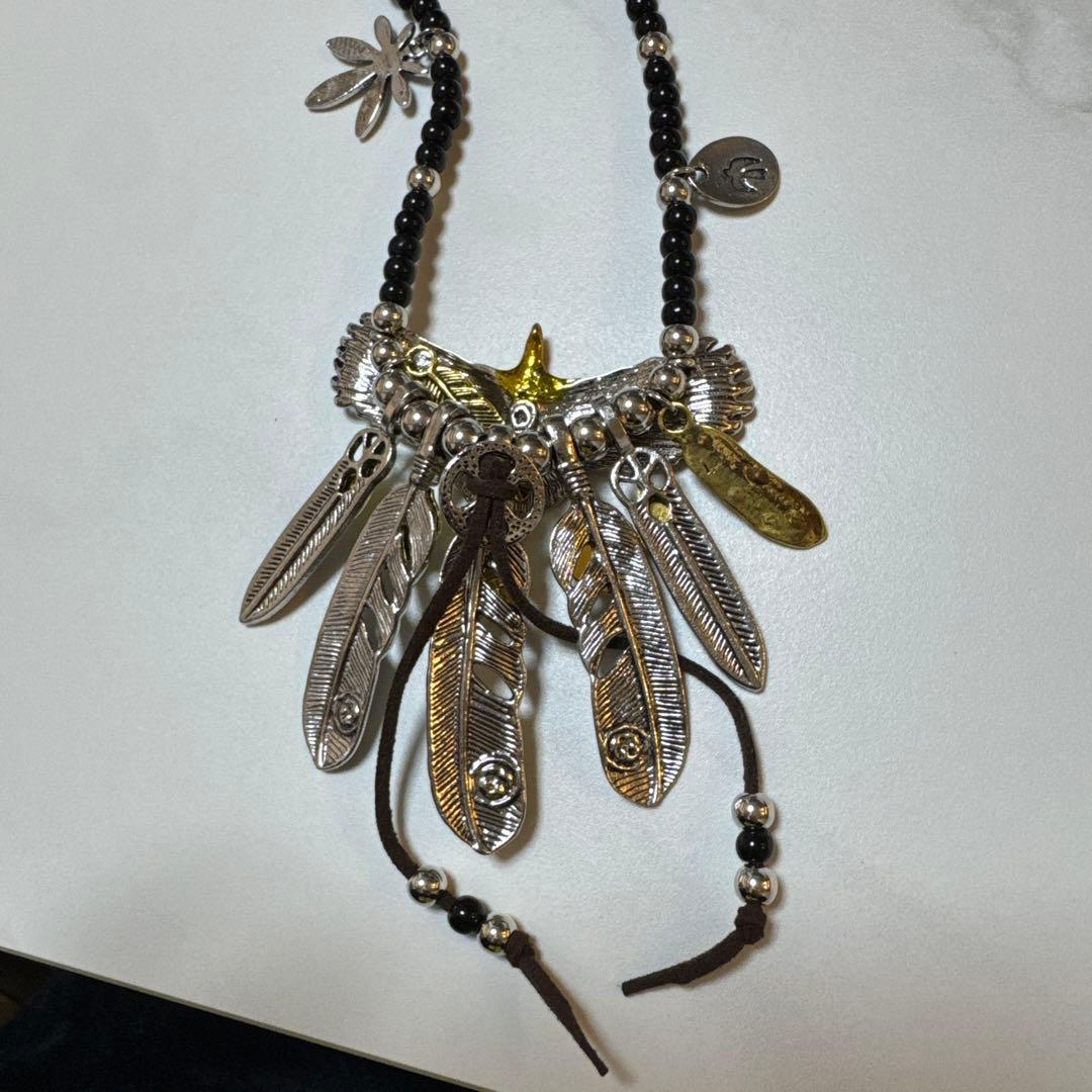 フェザー ネックレス