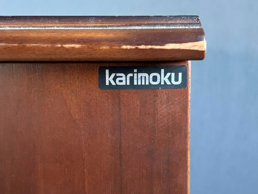 カリモク　karimoku オールドカリモク 6段チェスト　猫脚　洋風　GZ