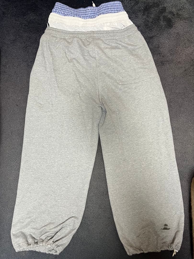 パンツ Project G/R 3 layered sweat pants opium