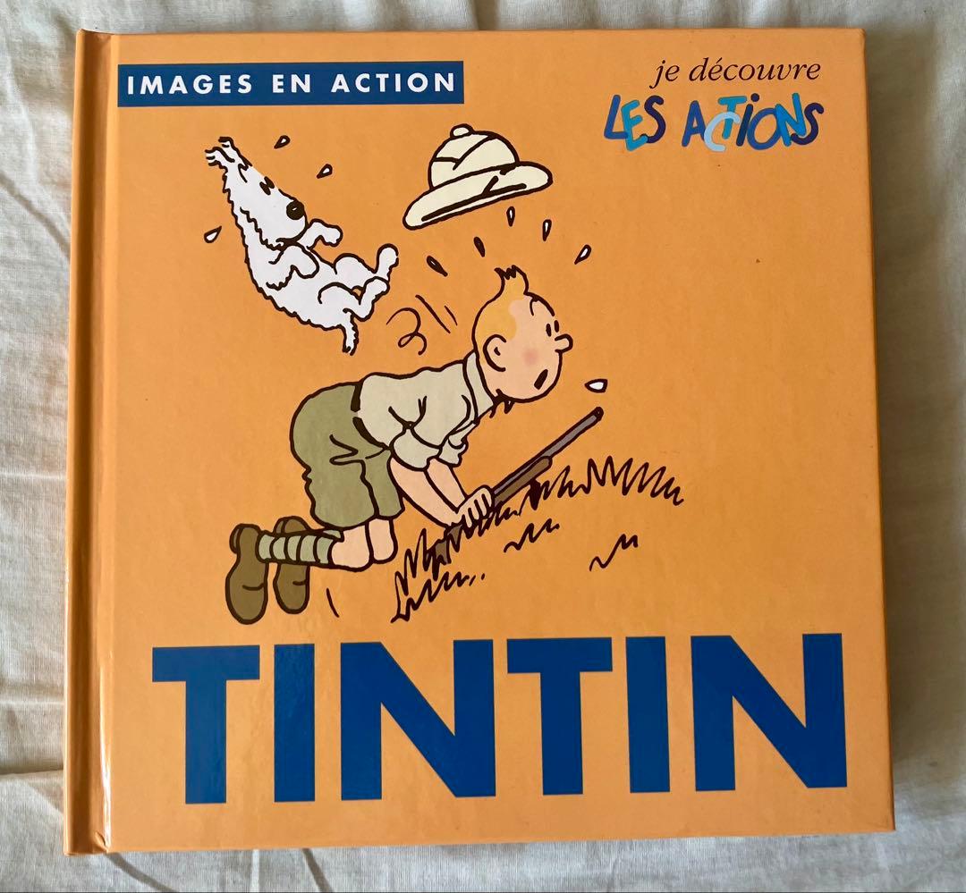 【希少】TINTIN タンタンの冒険　フランス語版　片観音構成 絵本3冊セット