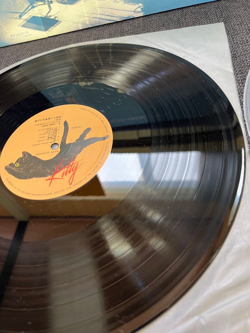 廃盤/サイン入　小椋佳 遠ざかる風景 76年 初ライブ盤 LP邦楽レコード