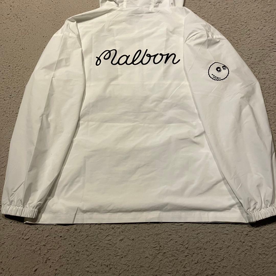 MALBON フード付きアノラック ハーフジップ ナイロンジャケット L