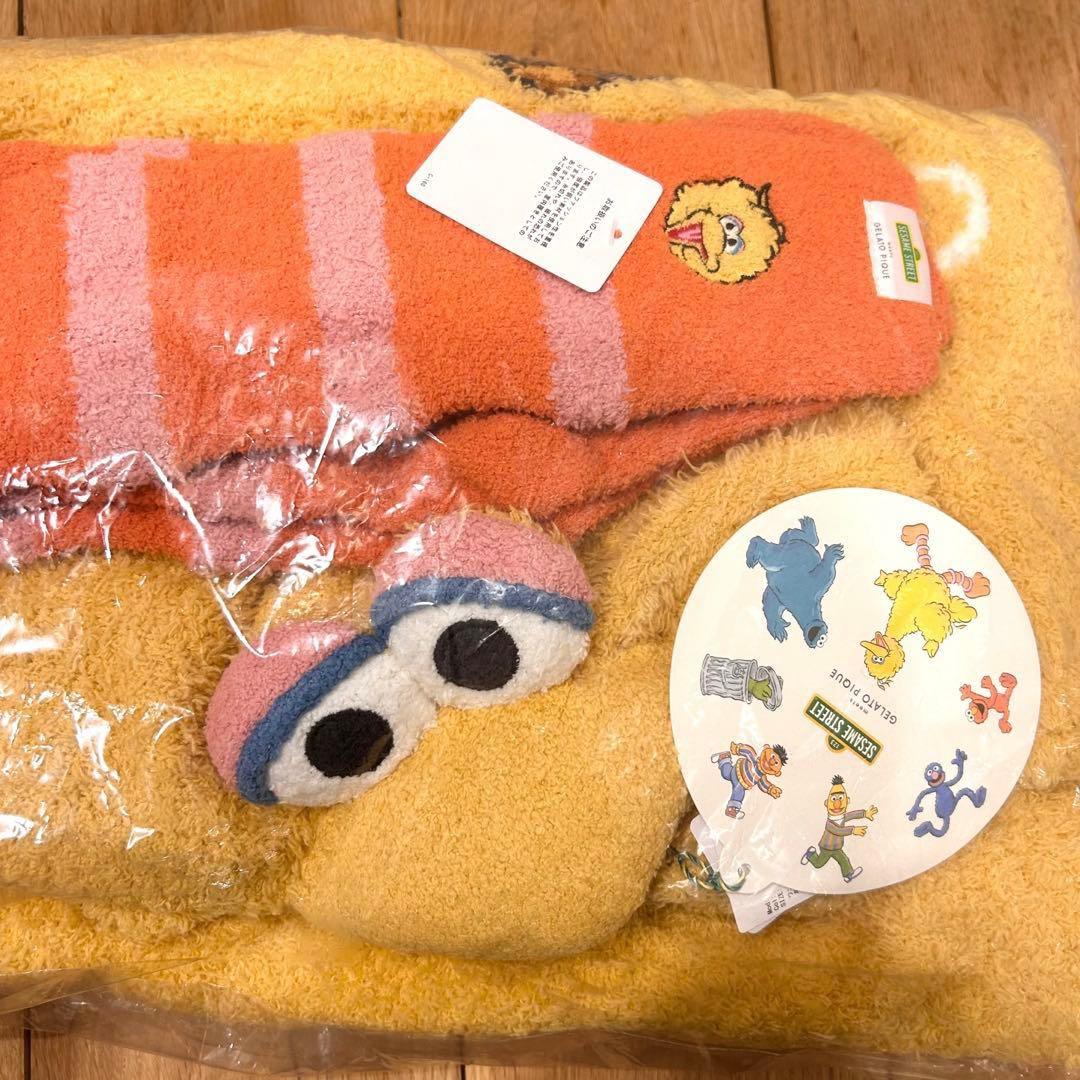 【新品　未使用】　ジェラートピケ　ビッグバードワンピース&ロングソックスセット