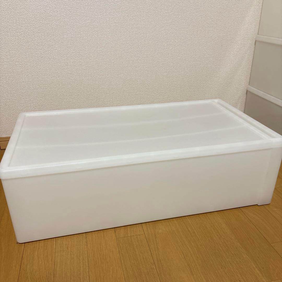 【直接取引き】大型収納ケース計8個セット　引き出し衣装ケースロング