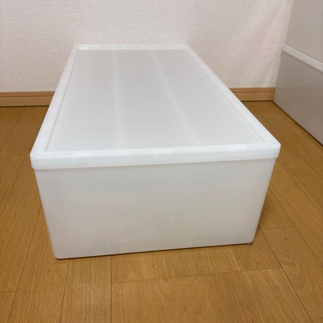 【直接取引き】大型収納ケース計8個セット　引き出し衣装ケースロング
