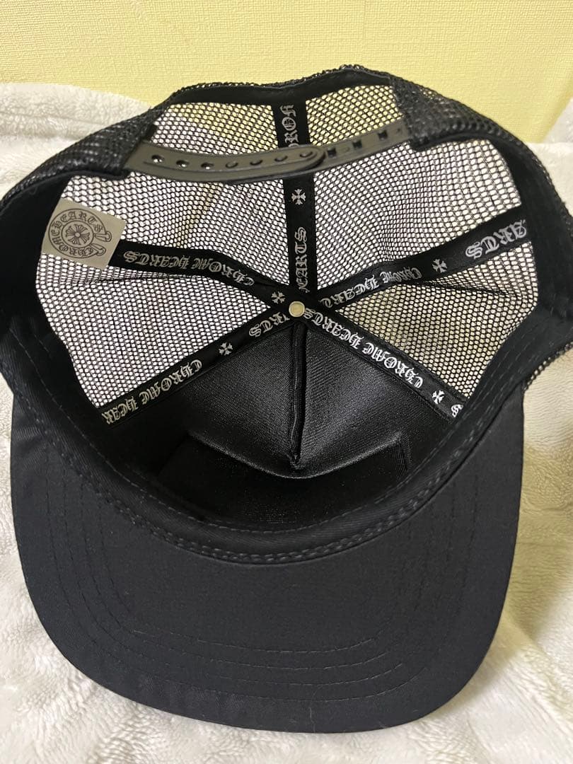 CHROME HEARTS ブラック メッシュキャップ