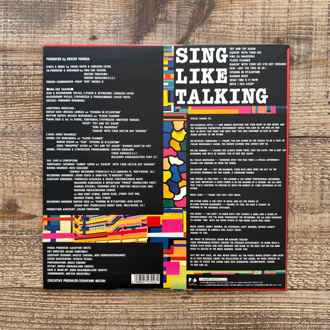 ◎美盤 SING LIKE TALKING TRY AND TRY AGAIN