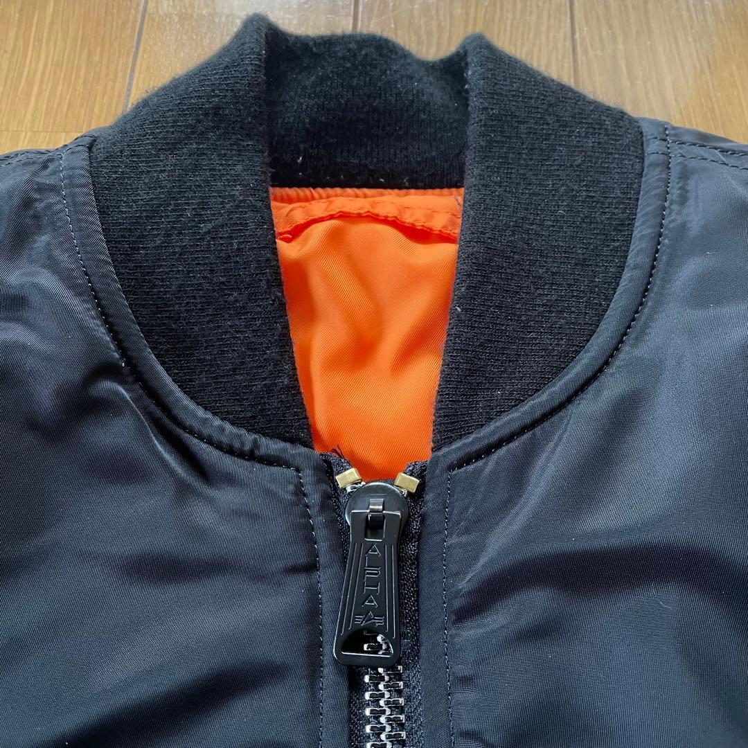 ALPHA INDUSTRIES アルファ MA-1 フライトジャケット S