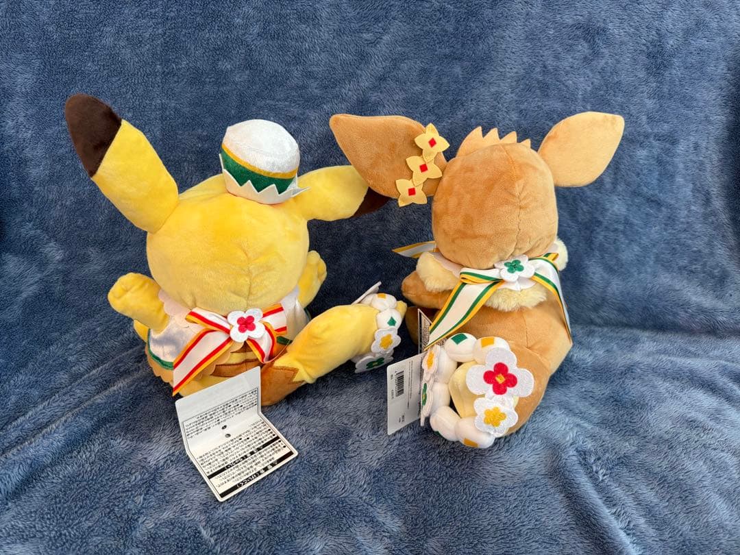 ポケモン ポケパーク　カントー　限定　イーブイ ピカチュウ　パペット