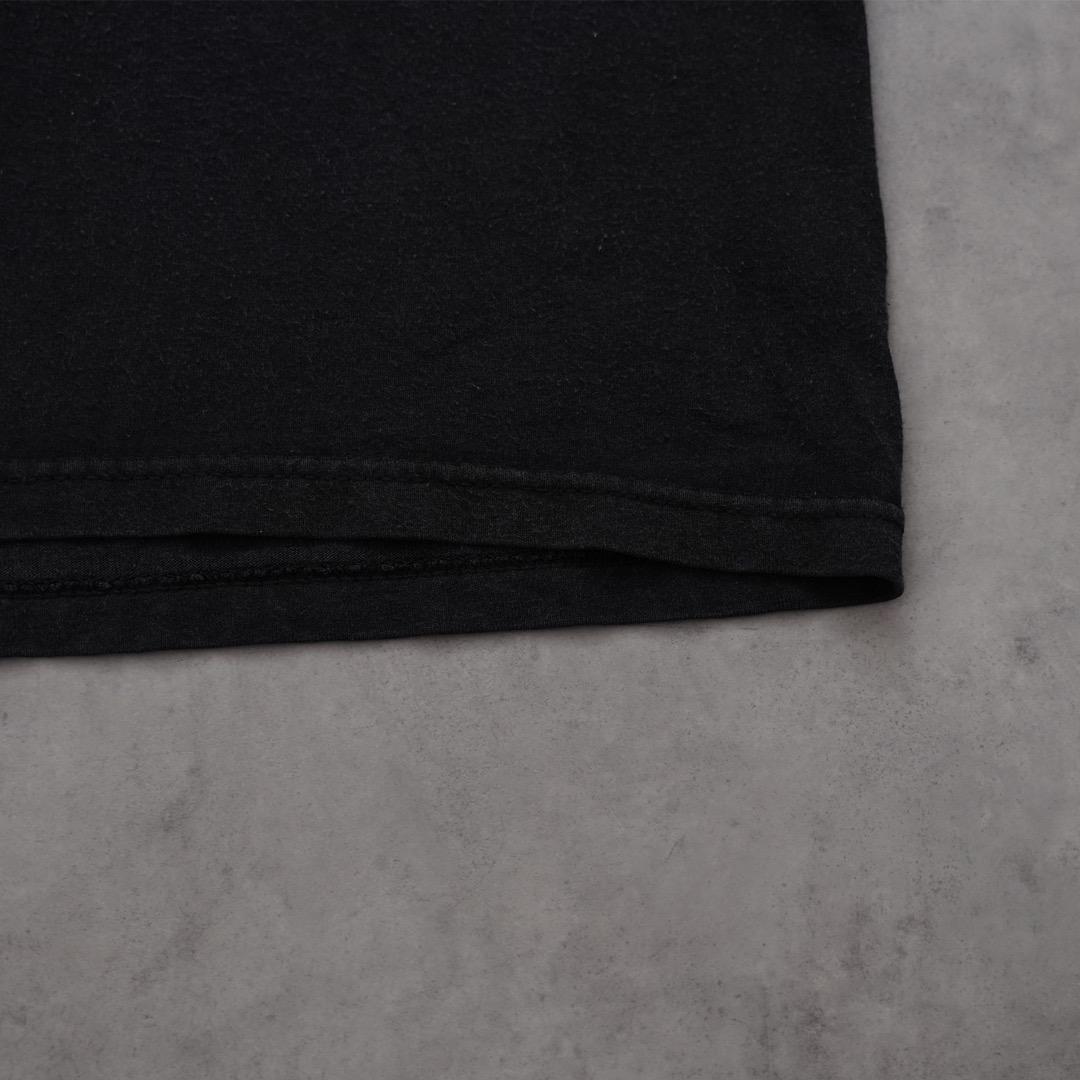 ハーレーダビッドソン ノースリーブ Tシャツ 鷲 古着 00s USA製 L 黒