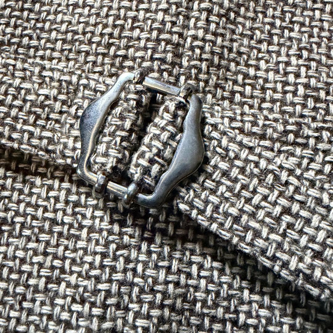 極美品■LARDINI ベスト　ブートニエール　三者混　ブラウン系　48