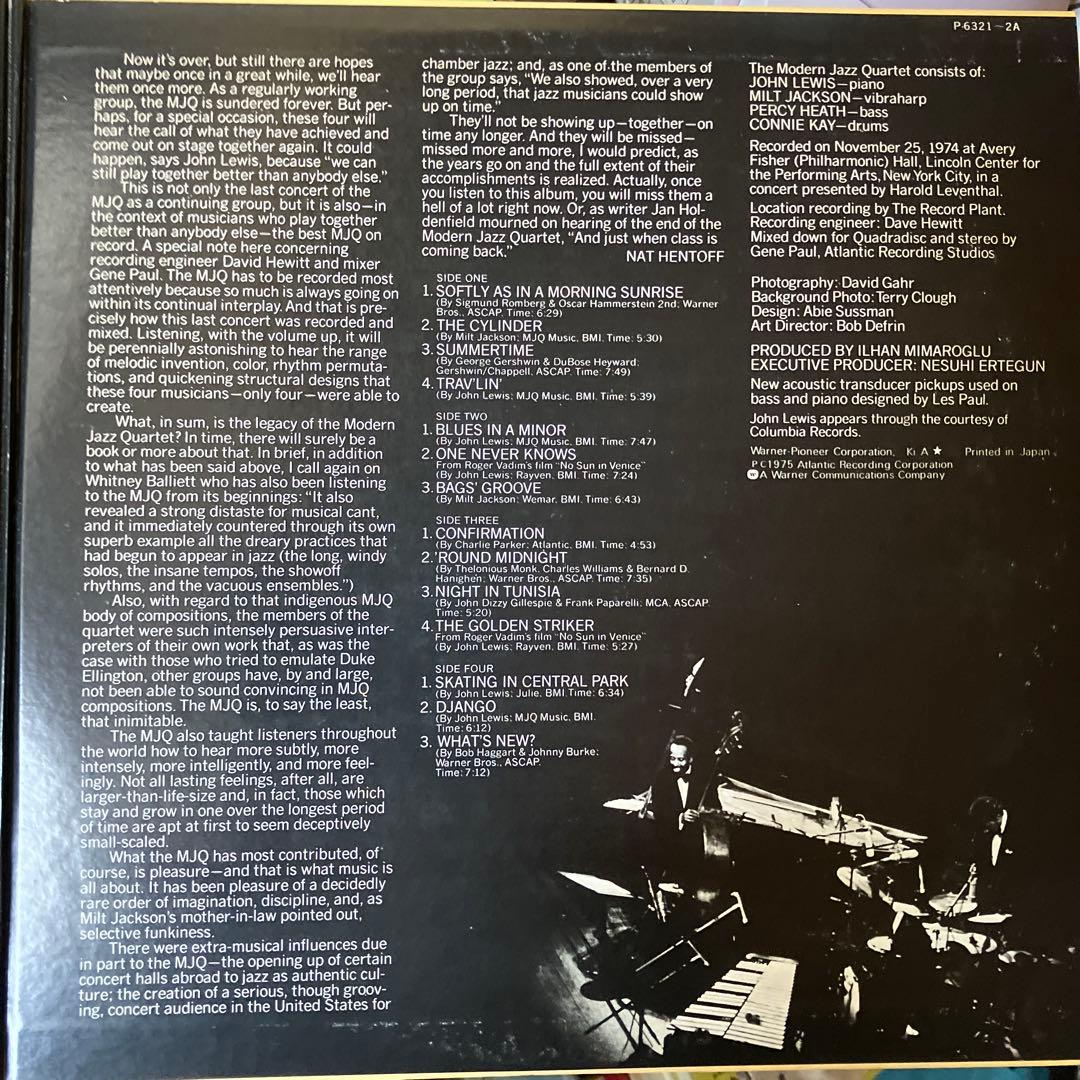 邦楽 The Last Concert The Modern Jazz Quartet