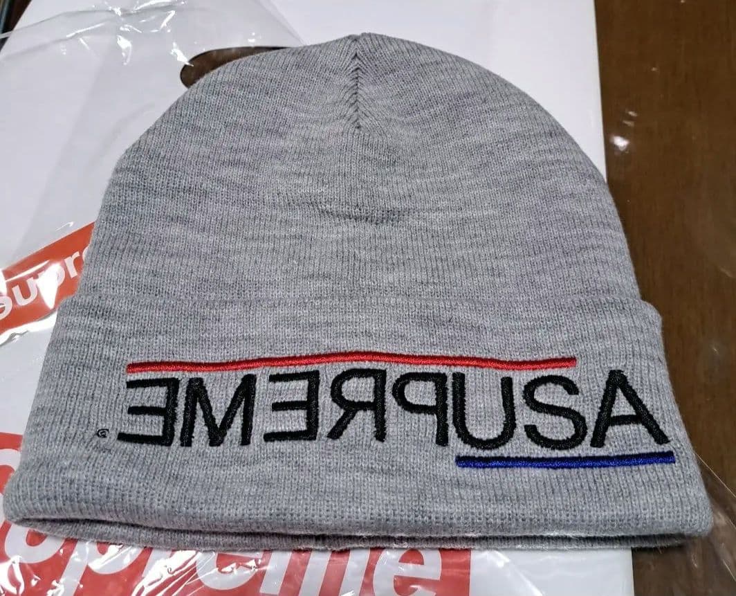 あっくん　　SUPREME USA LOGO 21AW Heather